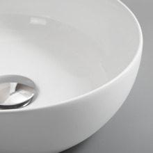 Cove 320mm Gloss White Ceramic Above Counter Basin